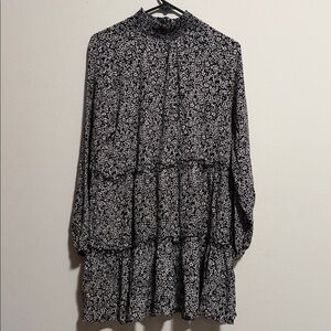 Women’s Lush boho long sleeved floral mini dress